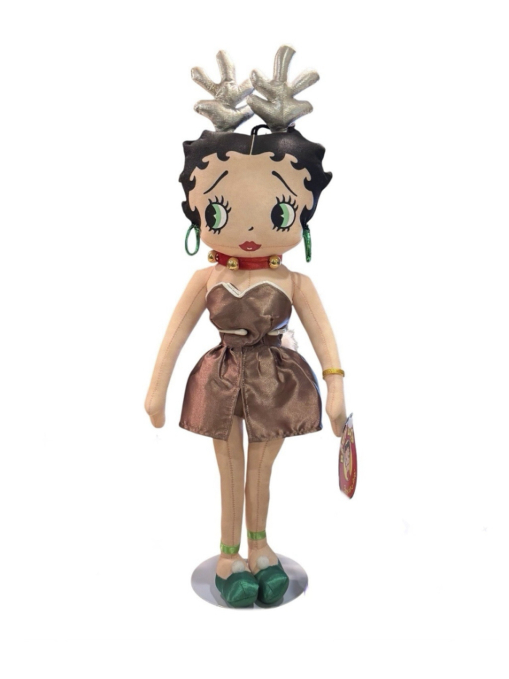 Betty Boop 1999 Holiday Rag Doll Reindeer Edition
